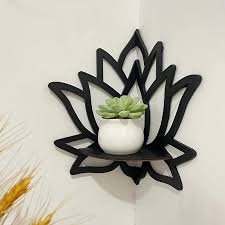 Lotus Shaped Wall Shelf