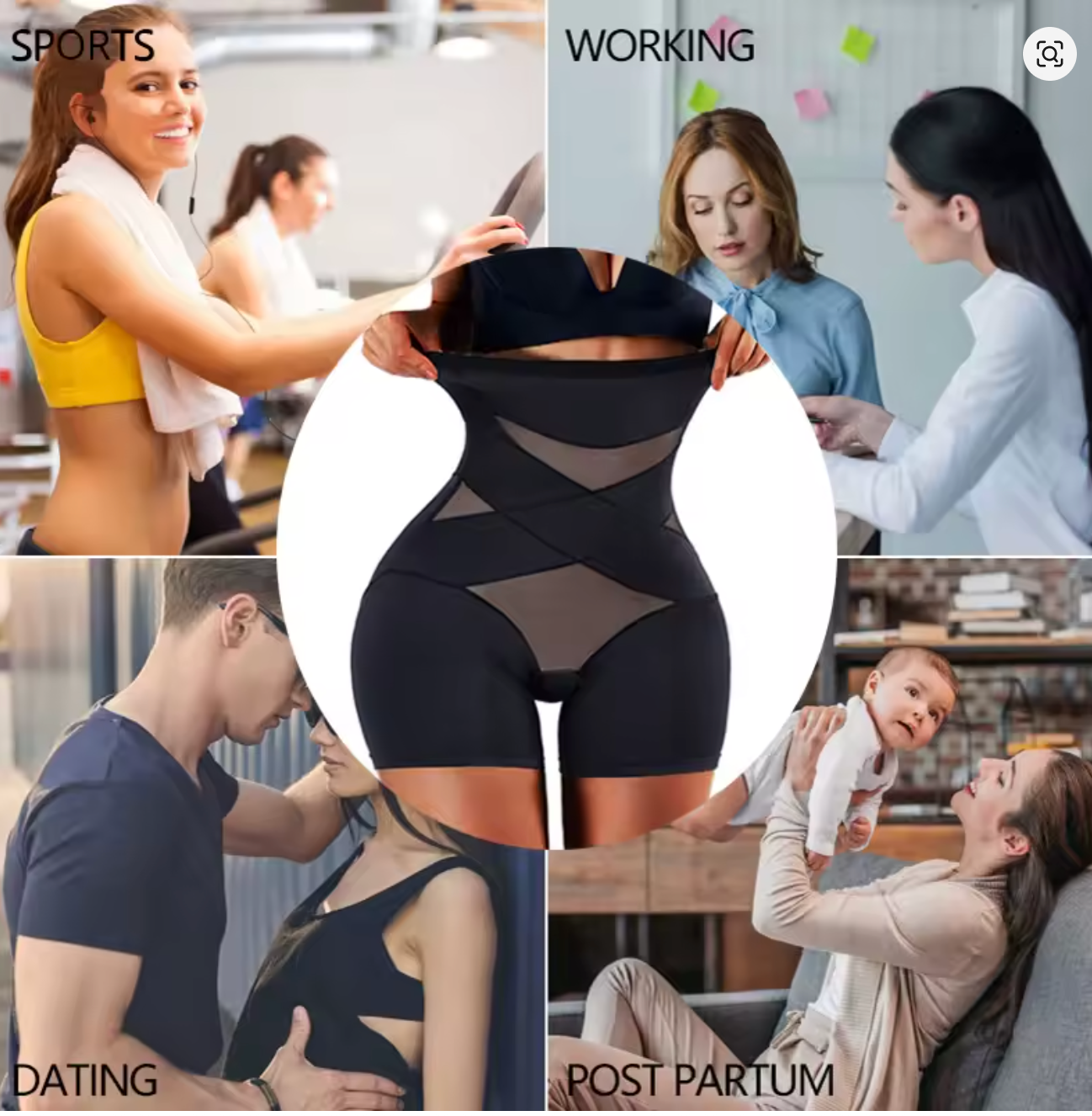 Rep&Rage SculptFX High-Waist Shaper – Postpartum Core Control • Smooth Fit • Zero Compromise