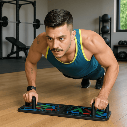 Rep&Rage Smart Foldable Push-Up Board with Sensor – Perfect for Home Workouts & Busy Lives