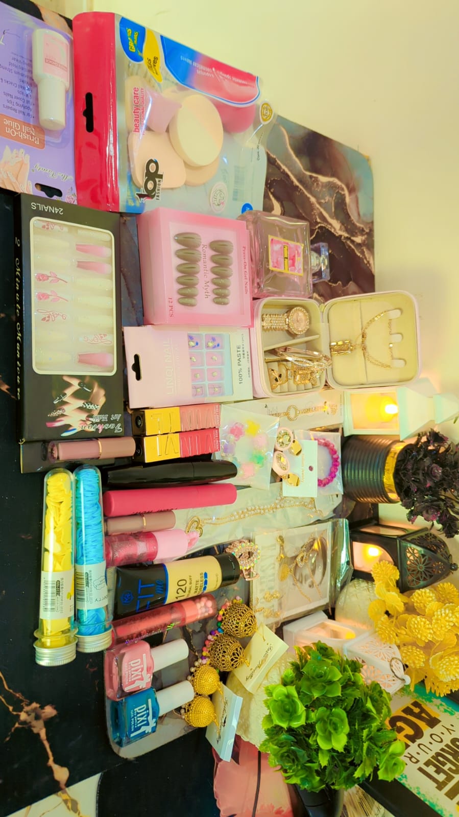 Coustomize makeup and jewellery box